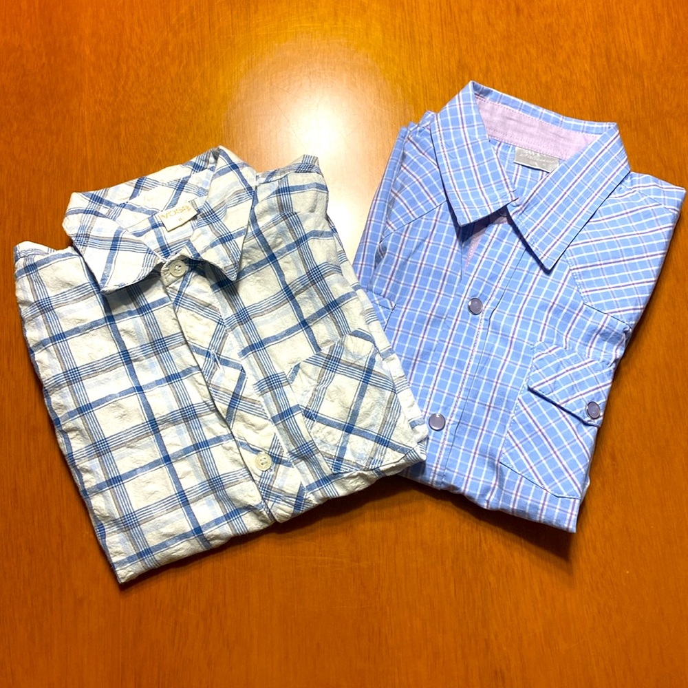 Two Short Sleeves Shirts Size 8